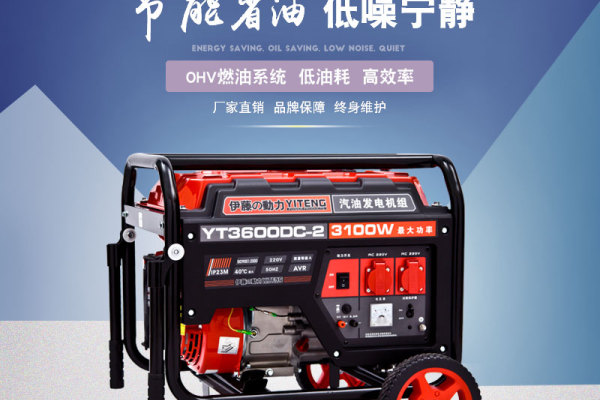 供应伊藤动力3KW汽油发电机YT3600DC-2发电机(组)