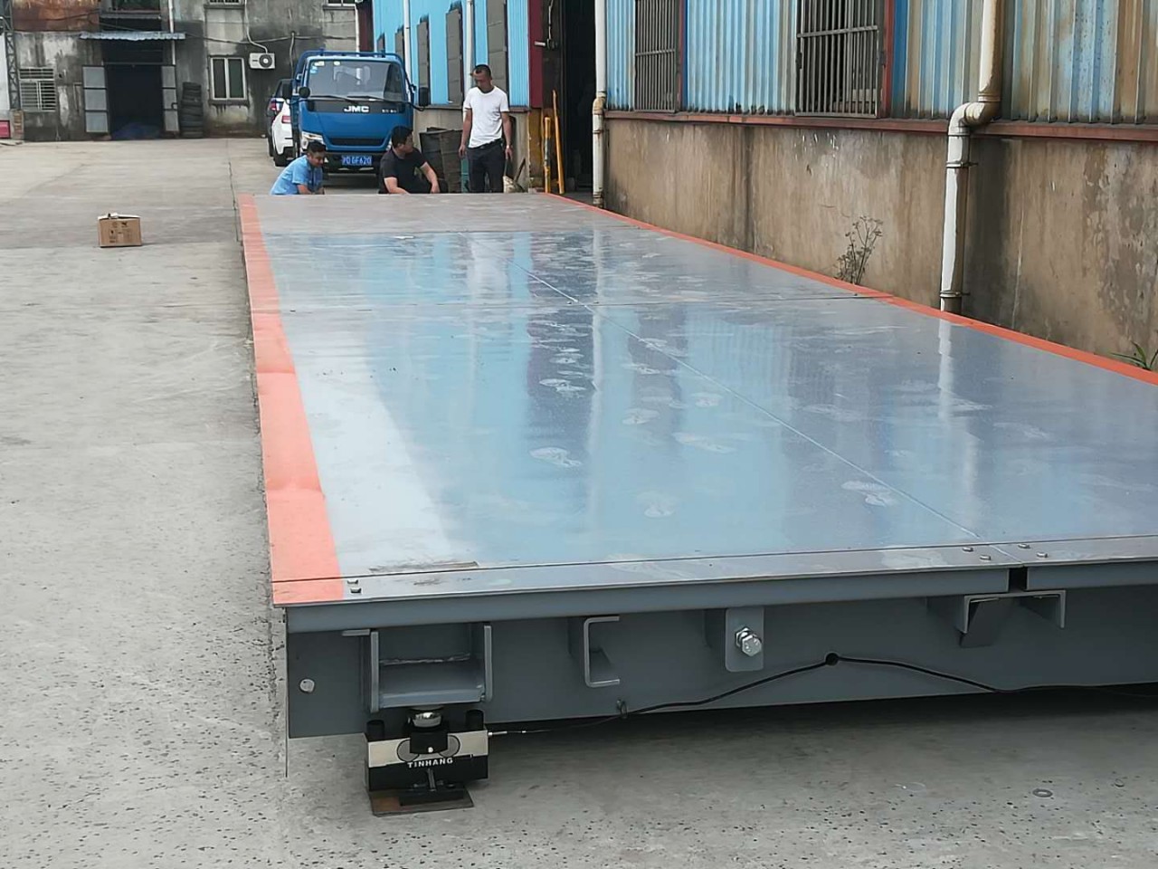 上海100噸電子地磅100T包運輸安裝
