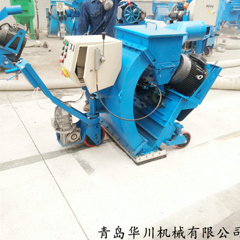 HC550隧道清理抛丸机 水平移动路面抛丸机