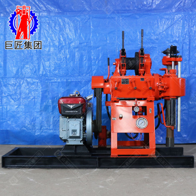 供應華夏巨匠山東濟寧200米液壓水井鑽機XY-200地質勘探鑽孔機廠家選礦機械