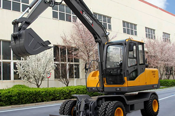挖掘机 7吨轮挖 市政绿化机械 性能优异 工厂直销