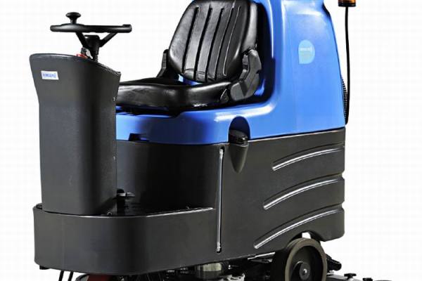 供应容恩R125BT85驾驶式洗地机 工厂全自动洗地车地坪漆面用洗地机