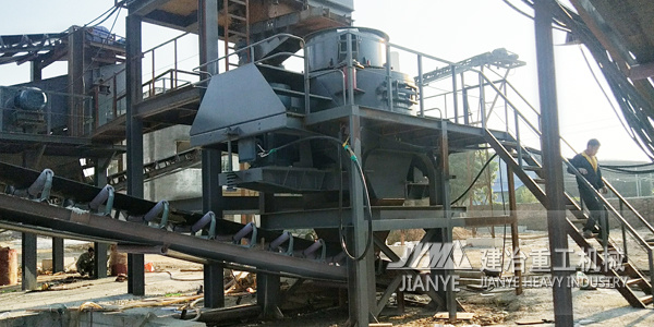 供应上海建冶5120新型制砂设备   辉绿岩破碎制砂生产线