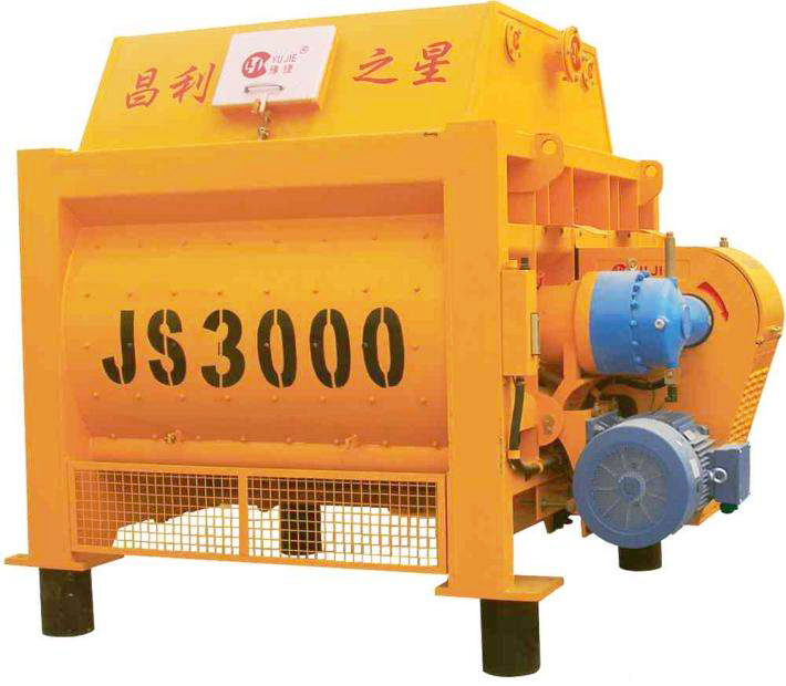 供應昌利180攪拌站主機3方大型雙臥軸強製式JS3000型混凝土攪拌機設備