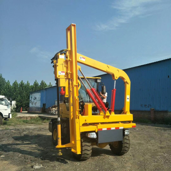 供應福康打樁機 公路護欄打樁機 裝載機式打樁機 做工精細 質量保證