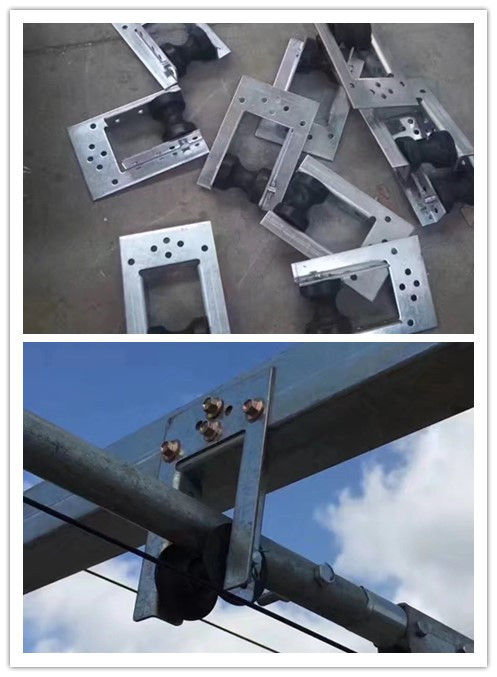 供應門型吊輪溫室遮陽配件門型吊輪廠家批發外遮陽配件支撐輪