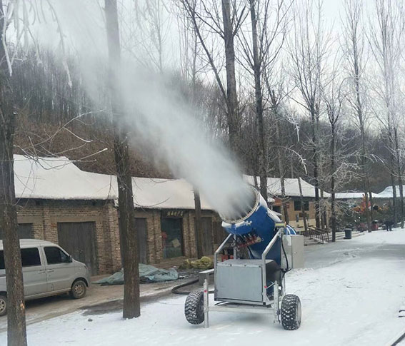 效率高的造雪机具备两个特点