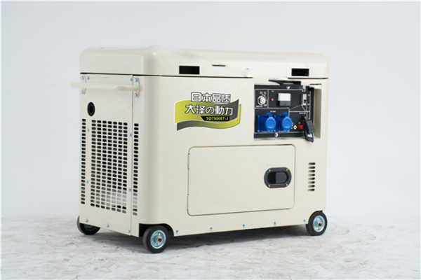 7kw靜音柴油發電機後備電源