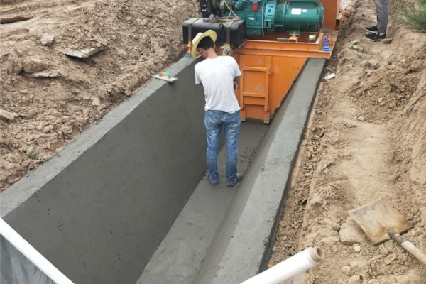 現澆式水渠成型機 建築排水溝水渠成型機 混凝土全自動水渠成型機