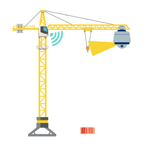 供应山东探越信息A3塔吊其它配套件吊钩可视化防碰撞安全管理系统