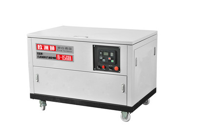 四缸15KW低噪音汽油发电机