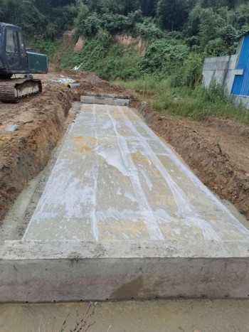 地磅基础框架水泥地基生产 嘉兴电子地磅维修