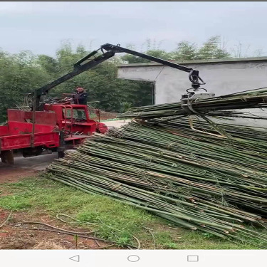 林业起重机厂家 供应四川抓竹机 移动轮式抓竹机
