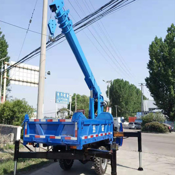 出售工地三馬子吊車 小型農用三輪隨車吊 隨車吊廠家