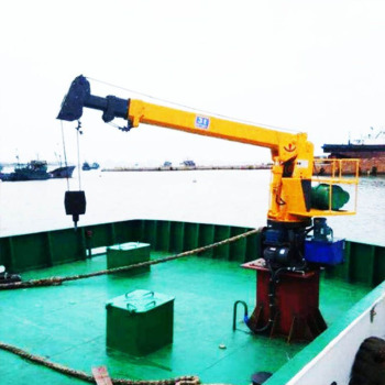 湛江船用起重机厂家 直销3吨克令吊 5吨旋臂式夹板吊