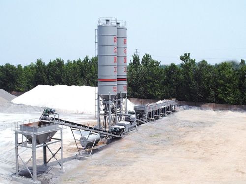 供应WCB700四斗单拌锅双水泥仓稳定土拌和设备