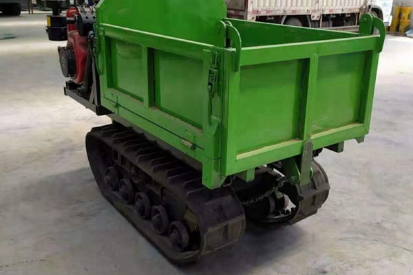 液压自卸式手扶履带运输车 小型农用履带运输车