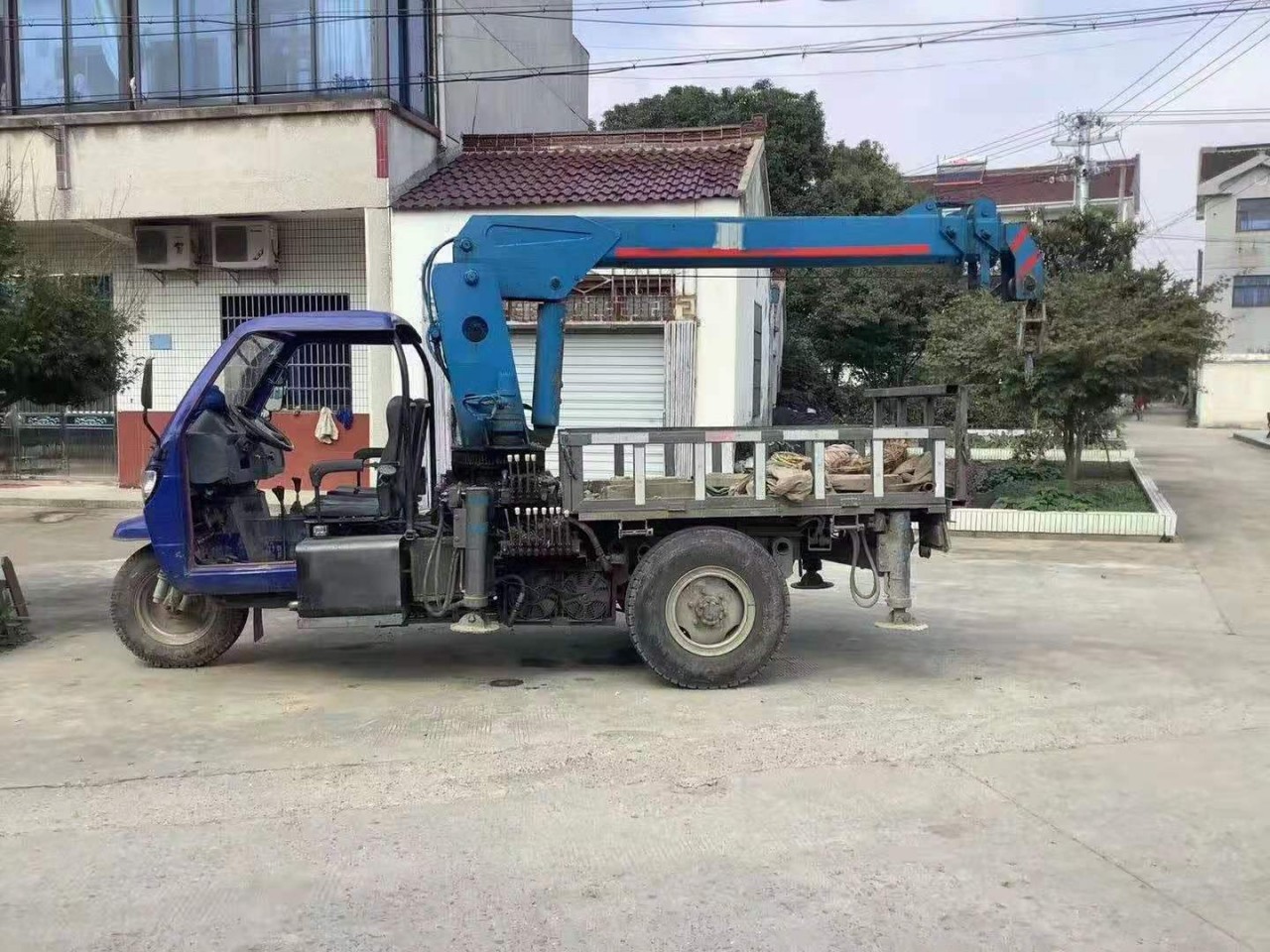 低價促銷3噸三輪隨車吊 農用五征隨車起重機