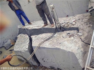 合水县无声静态爆破硅灰石设备