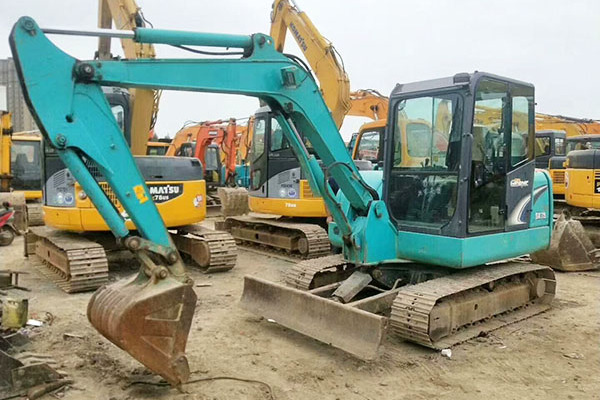 出售二手神钢SK60-8挖掘机 保修一年 免费送货