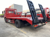 供应东风60 80   120  150 挖机平板运输车   山区专用平板拖车
