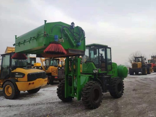 厂家直销新疆东北青海西藏扫地机 扫雪装载机 可定制扫雪机头或扫雪铲