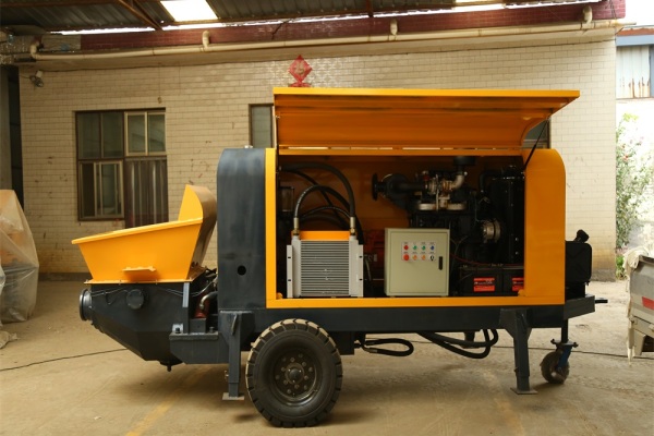 液壓泵送式輸送泵 微型二次結構澆築泵 混凝土輸送泵