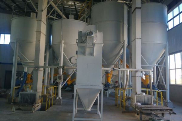 山東大型砂漿設備生產廠家供應第七代特種幹混砂漿生產線