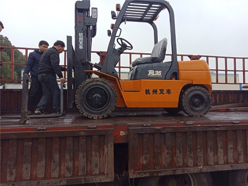 出售二手杭州叉车，杭州3.5吨叉车-原版车况
