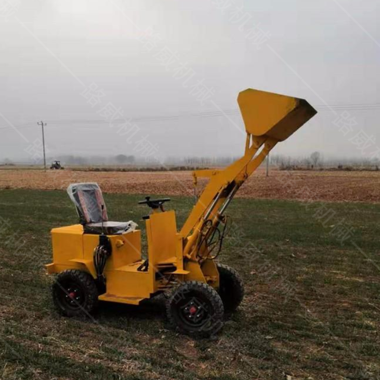 供應微型電動裝載機 多功能小型電動鏟車 四驅電動裝載機