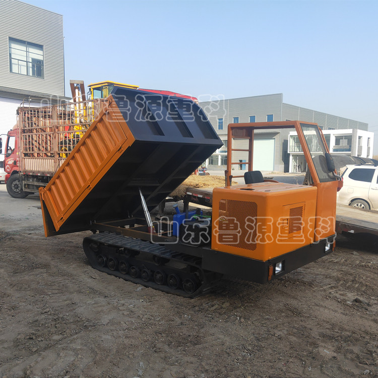履帶式山地運輸車 拉木運輸自卸車 5噸工程履帶農用運輸車