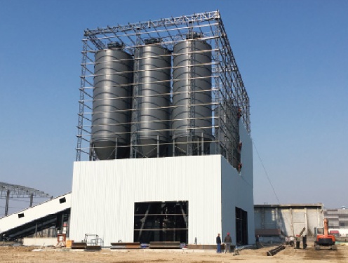 青岛海州重工供应新一代环保型全封闭工厂式搅拌站