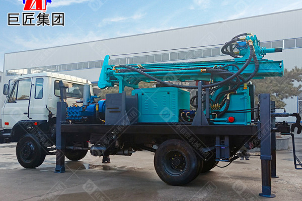 供应华夏巨匠CJC-300车载式气动水井钻机钻机