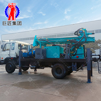 供应华夏巨匠CJC-300车载式气动水井钻机钻机