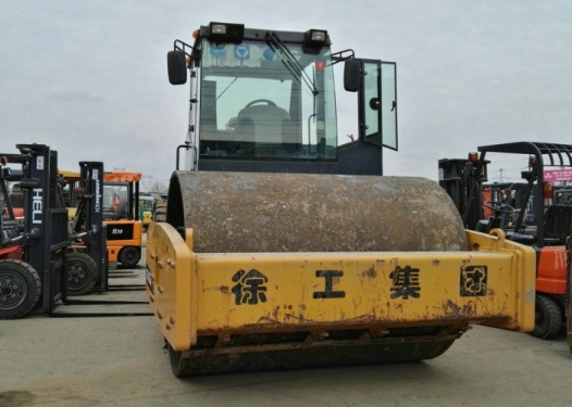 杭州二手压路机市场|徐工20吨/22吨/26t吨单钢轮振动型压土机