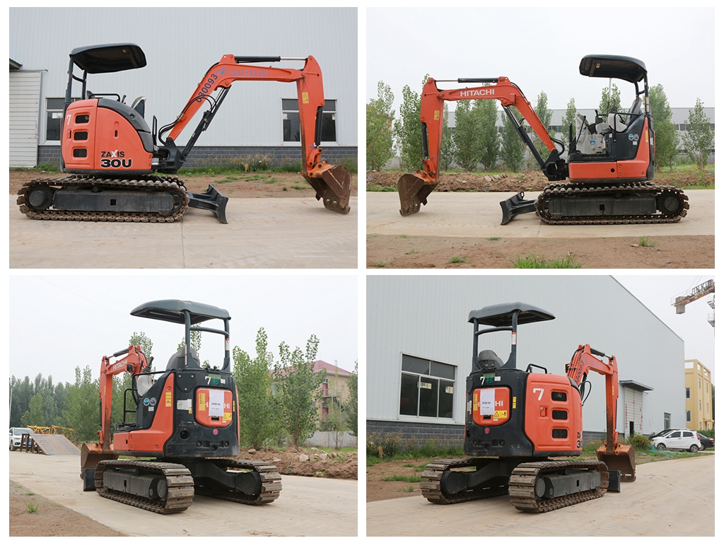 江西九江出售二手日立ZX30U-5a小型挖掘机工程机械用挖沟机