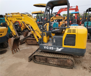 泰州二手挖掘机市场|玉柴18-20-25挖掘机