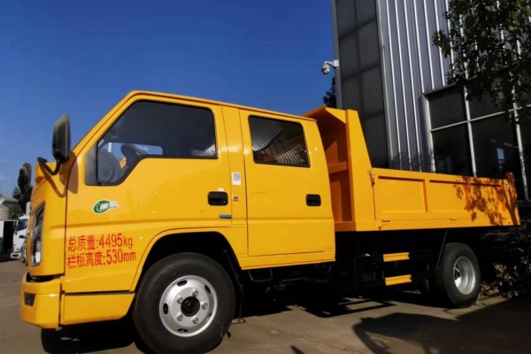 唐山公路養護雙排座自卸車國六小型自卸貨車