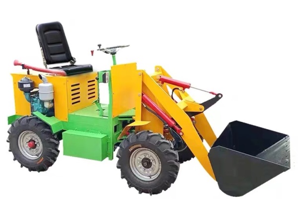 供應泰諾小型裝載機養殖場農用電動鏟車