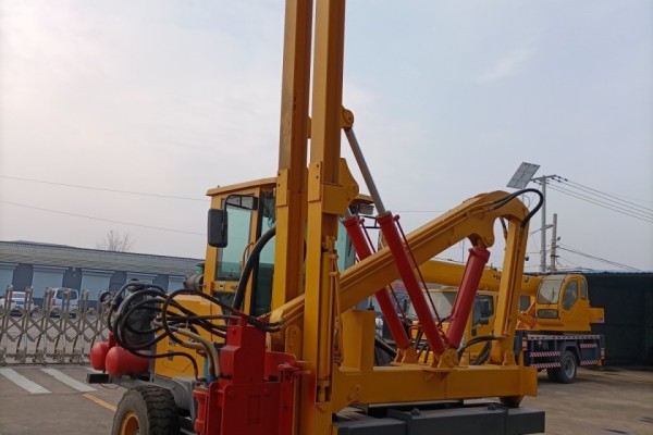 華燊機械DZ-750公路護欄波形打樁機 廠家供應直銷