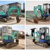 河南商丘出售二手石川岛/洋马/卡特小型挖掘机农用二手小钩机