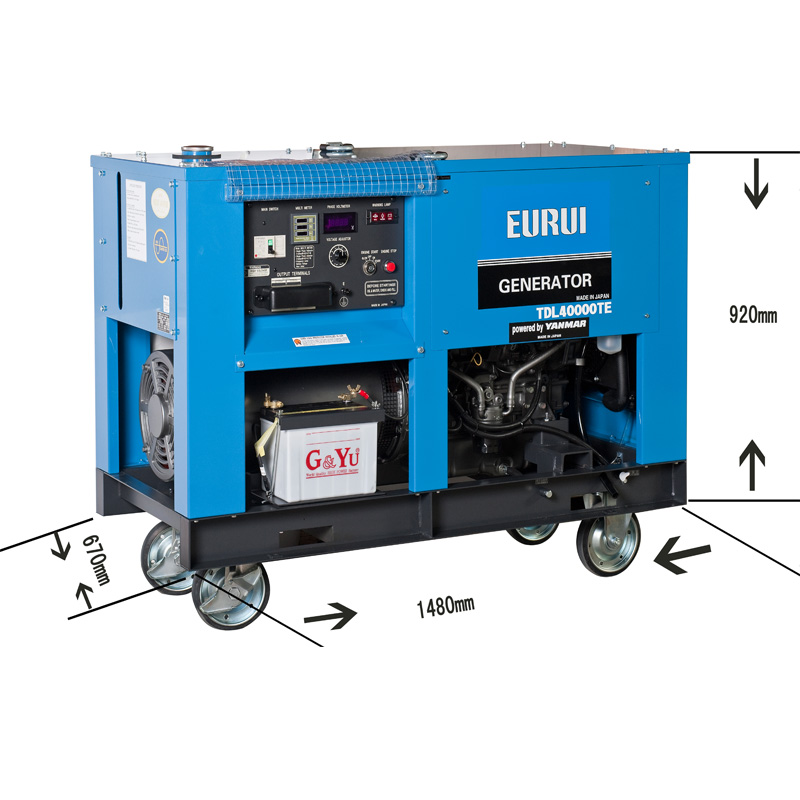 供应日本东洋（EURUI）TDL40000TE/31.8KVA柴油发电机(组)