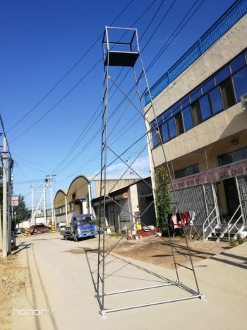 导高4米接触网钢管梯车 铁路检修梯车 接触网检修梯车