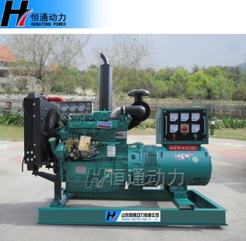 供应恒通柴油发电机组 30KW三相380V全自动备用应急设备