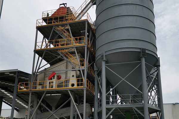 供應河南科諾時產180噸樓式機製砂成套設備 KNZS係列幹法製砂樓工藝流程
