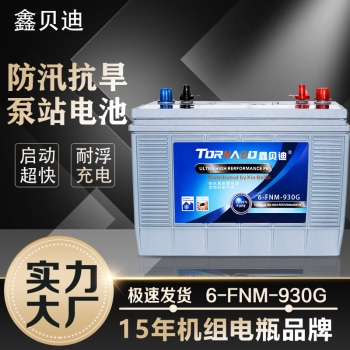 鑫贝迪6-FNM-930G发电机组应急大功率抽水泵电池防汛抗旱泵站电池