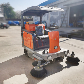 供应欣元XF1900清扫机半封闭驾驶式电动扫地车小区物业工厂车间环卫道路清扫车