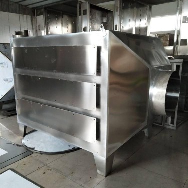供应不锈钢活性炭吸附箱 有 机废气处理除臭蜂窝活 性炭环保箱