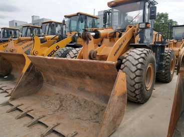 石家庄二手装载机市场|龙工柳工临工50/30铲车九成新