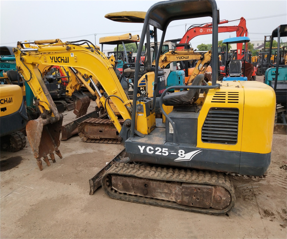 温州二手挖掘机市场|20-25-35玉柴挖掘机